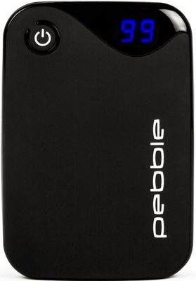 Caricabatterie portatile Veho Pebble con indicatore LED 2017 - nero, nero
