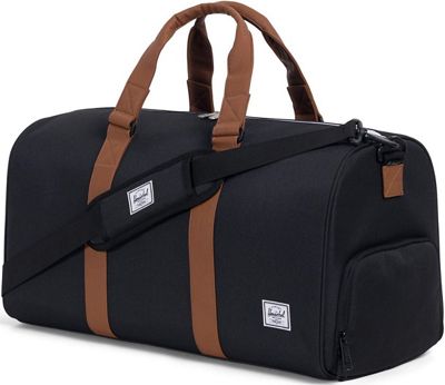 Sac à dos Herschel Novel Mid-Volume - Black-Tan Synthetic Leather