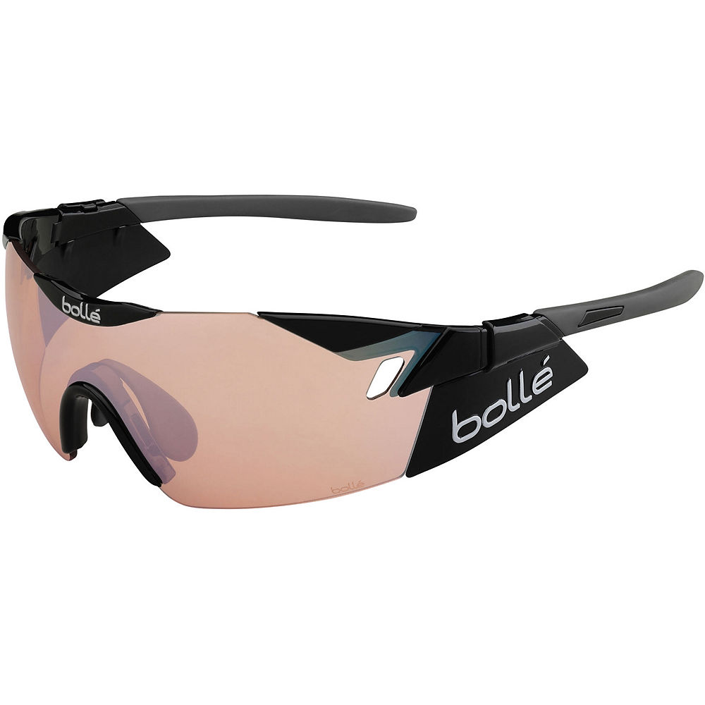 Lunettes de soleil sport Bolle 6th Sense Verre: Modulator Rose Gun - Shiny Black-Gray, Shiny Black-Gray