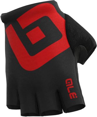 Gants Alé Air (courts) - Noir/Rouge, Noir/Rouge