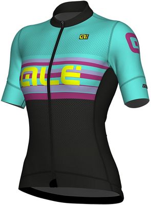 Maglia donna Alé Graphics R-EV1 estiva  - Black-Turquoise, Black-Turquoise