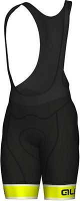 Cuissard court à bretelles Alé Graphics PRR Sella - Noir/Jaune - XS