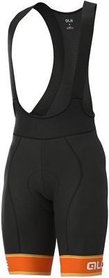 Salopette corta Alé Graphics PRR Sella - Fluro Orange-White - M, Fluro Orange-White