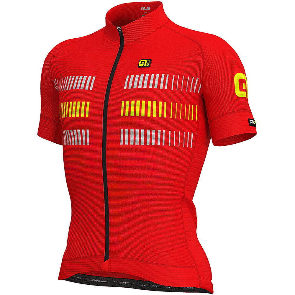 Maillot Alé Strada - Rouge/Fluro Yellow - XXL