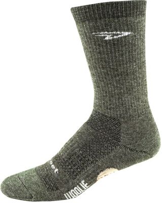 Chaussettes Defeet Woolie Boolie Comp 6 - Logen Green