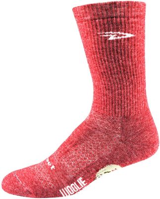 Chaussettes Defeet Woolie Boolie Comp 6 - Rouge pourpre