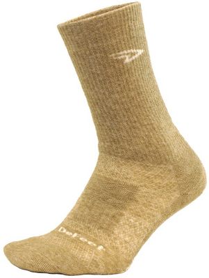 Defeet Woolie Boolie Comp 6" Socks - Yellow - S}, Yellow