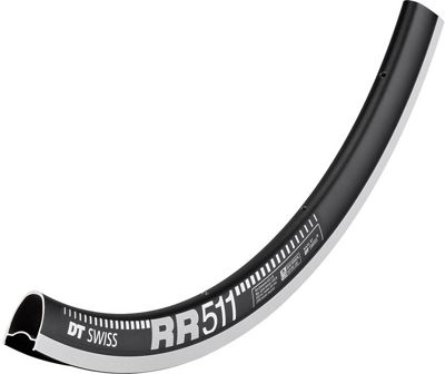 DT Swiss RR 511 Road Rim (18mm) - Black - 24H, Black