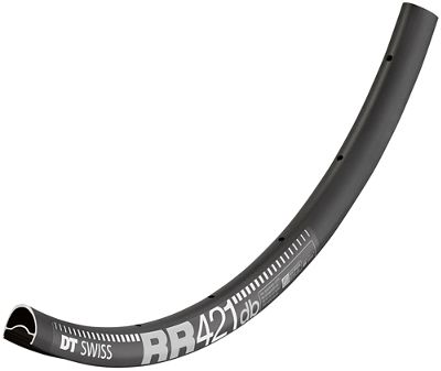 DT Swiss RR 421 Asymmetric DB 20mm Road Rim - Black - 24H, Black