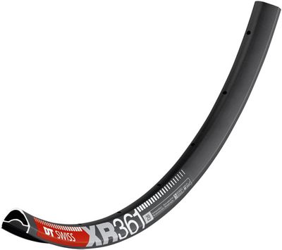 DT Swiss XR 361 Asymmetric MTB Disc Rim (22.5mm) - Black - 32H, Black