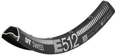 DT Swiss E 512 Mountain Bike Rim (25mm) - Black - 32H, Black