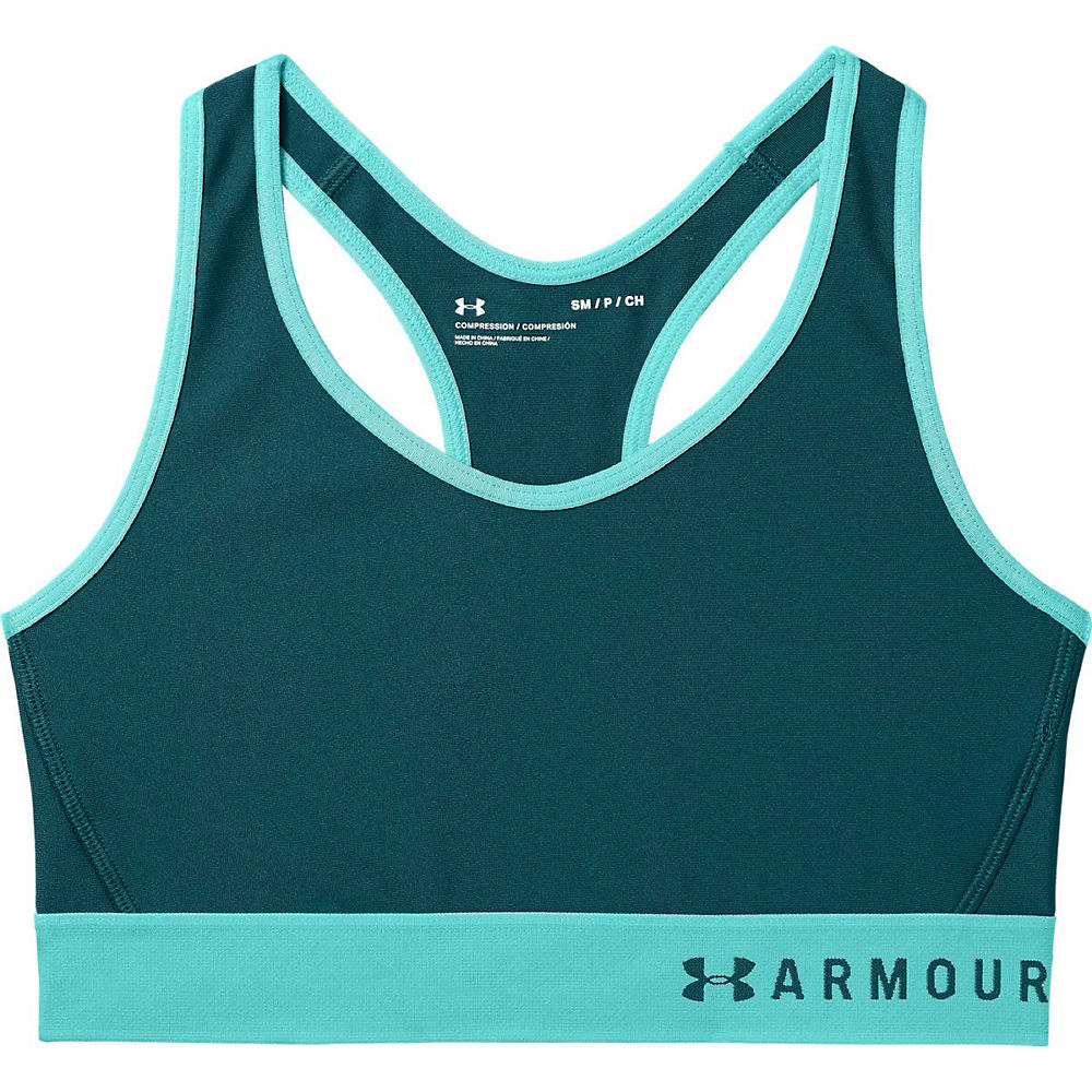 Brassière Under Armour Mid Keyhole Sports - Tourmaline Teal-Tropical Tide - XS, Tourmaline Teal-Tropical Tide