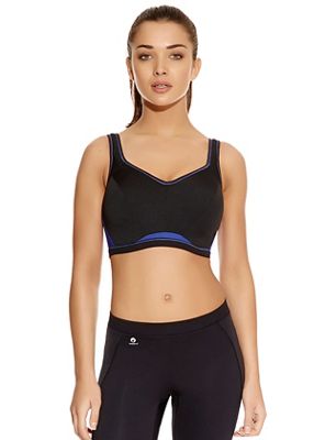 Reggiseno sportivo Freya Active UW Crop Top - Electric Black - 34h, Electric Black