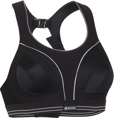 Shock Absorber Run Sports Bra - Black - 32 C}, Black