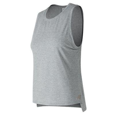 Débardeur New Balance Graphic Layering Studio Femme - Athletic Grey - XS