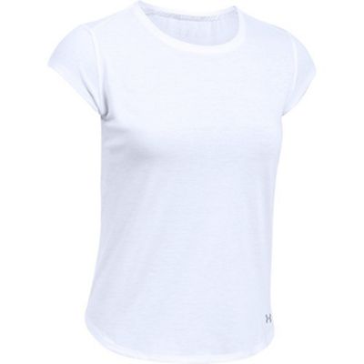 T-shirt Under Armour Threadborne Mesh Femme - Blanc - XL