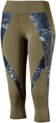 Collant Puma Explosive 3/4 Femme - Olive Night - XS