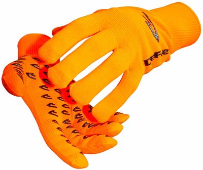 Defeet E-Touch Dura Neon Gloves - Orange - M}, Orange