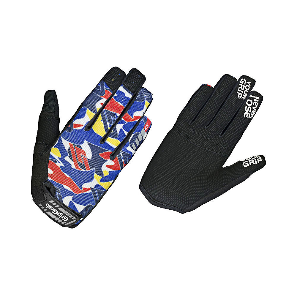 Gants GripGrab Rebel enfants - Bleu Camo, Bleu Camo
