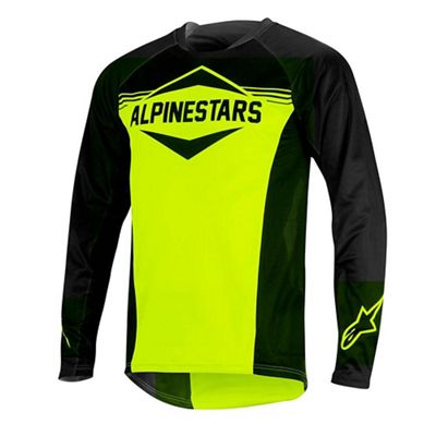 Maglia maniche lunghe Alpinestars Mesa  - Black Acid Yellow, Black Acid Yellow