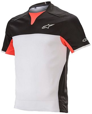 Maglia maniche corte Alpinestars Drop Pro  - Black White, Black White