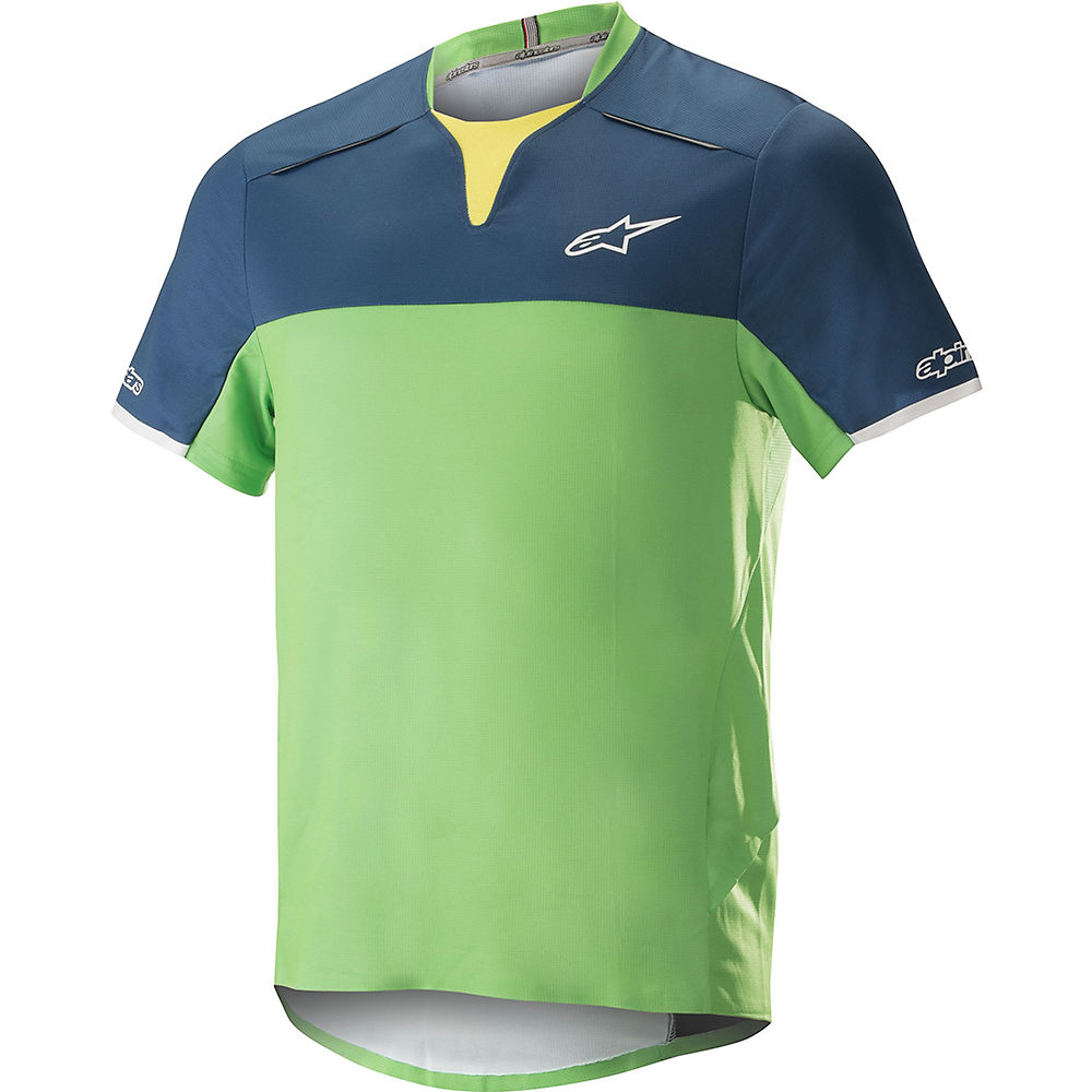 Maillot Alpinestars Drop Pro - POSEIDON BLUE SUMMER GREEN