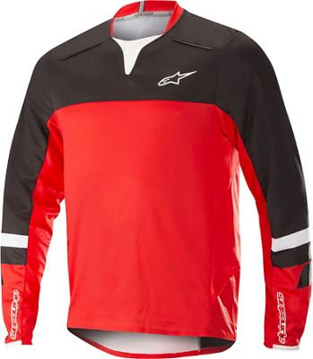 Maglia Alpinestars Drop Pro (maniche lunghe)  - Nero/Rosso, Nero/Rosso
