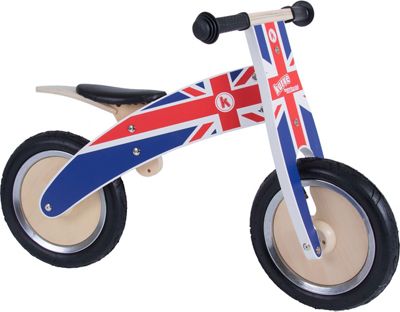 Draisienne Kiddimoto Union Jack Kurve 2018 - Rouge - Blanc - Bleu