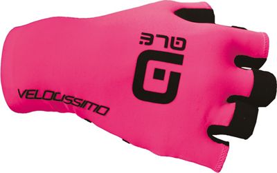 Gants Alé Crono Velocissimo (courts) - Fluro Pink/Noir - XXL, Fluro Pink/Noir