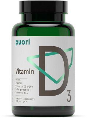 Capsules Puori D3 (vitamine D, 120) - 120 Capsules, n/a