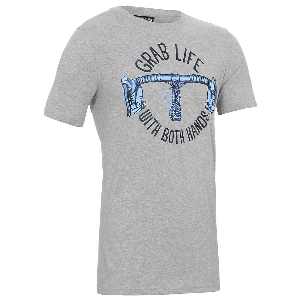 T-shirt Cycology Grab Life - Gris, Gris