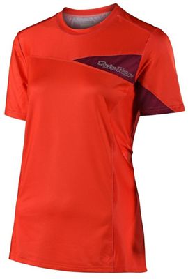 Maillot Femme Troy Lee Designs Skyline (manches courtes) - Orange