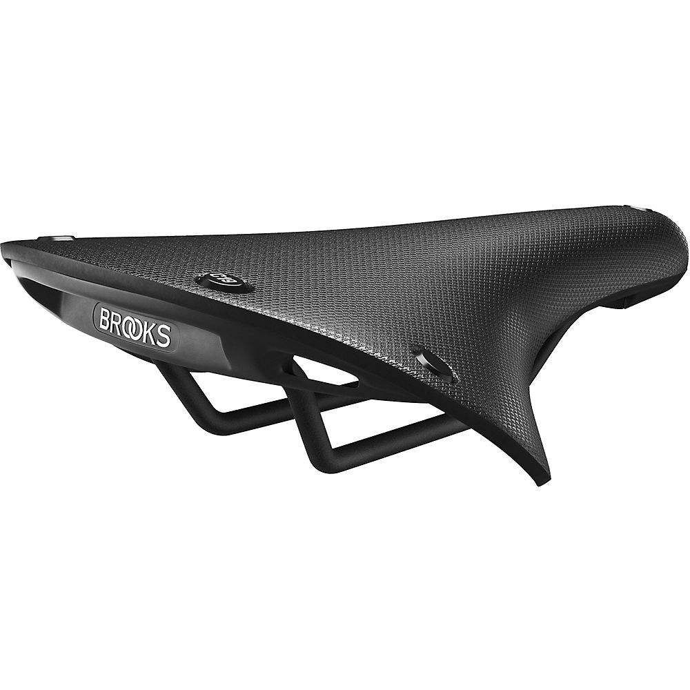 Brooks England Cambium C19 All-Weather Road Bike Saddle - Black - Carved - 184mm Wide, Black