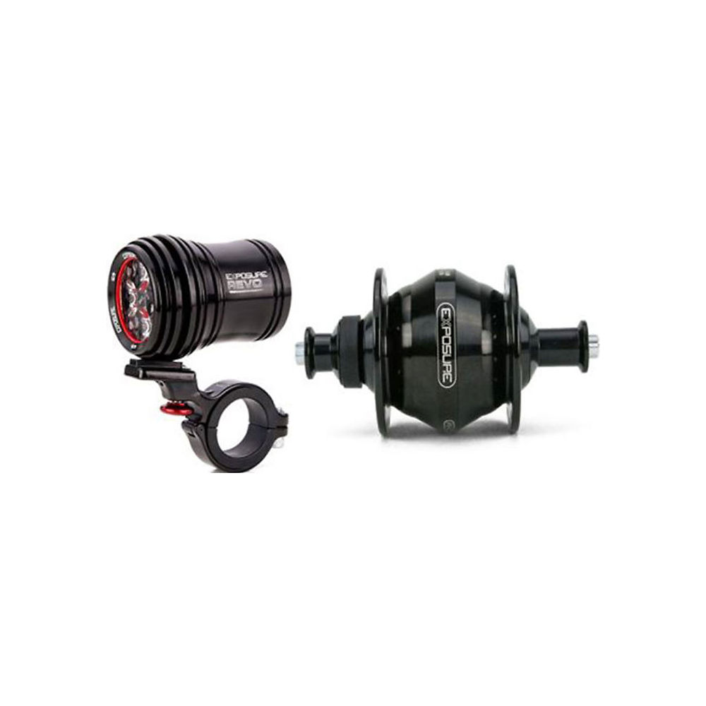 Kit dynamo Exposure Revo (éclairage, 32 rayons) - Noir