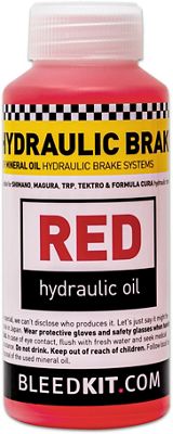 Bleed Kit Mineral Brake Fluid (100ml) - Mineral Based Brakes - Red