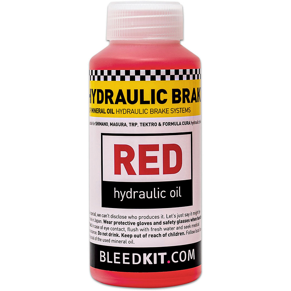 Bleed Kit Mineral Brake Fluid (100ml) - Mineral Based Brakes - Red}