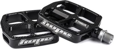 Hope Kids F12 Flat Mountain Bike Pedals - Black, Black