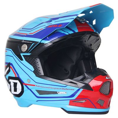 Casque 6D ATR-2 Circuit 2018 - Bleu néon - M, Bleu néon