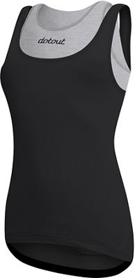 Maillot Dotout Elite Femme  - Black-Melange Light Grey, Black-Melange Light Grey