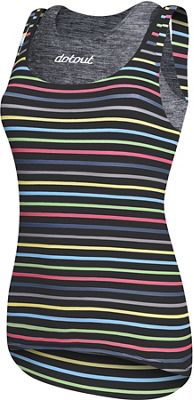 Maillot Dotout Elite Femme  - Black-Multicolour - XS, Black-Multicolour