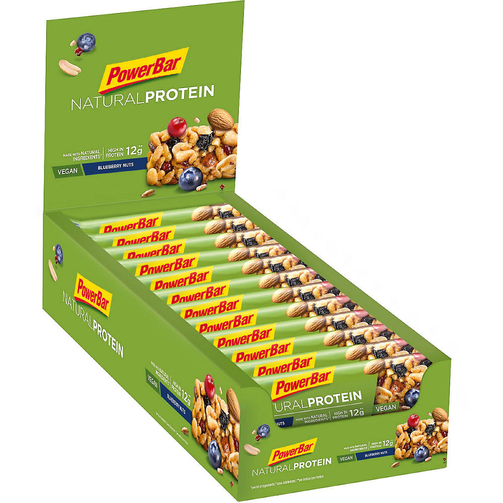 Barres protéinées PowerBar Natural (30 % de protéines, 24 x 40 g), n/a