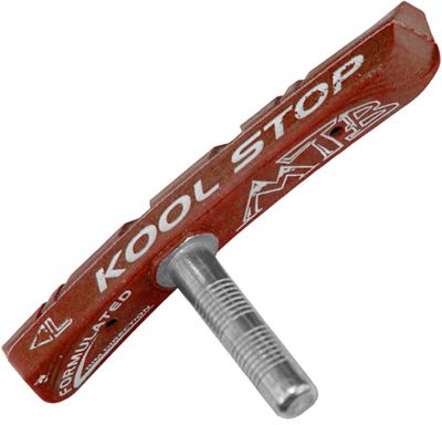 Kool Stop MTB Contoured V-Brake Pads - Salmon - Stud Pad}, Salmon