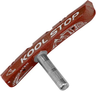 Kool Stop MTB Contoured V-Brake Pads - Salmon - Stud Pad, Salmon
