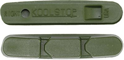 Kool Stop Campagnolo Super Record Brake Pad Set - Green - Ceramic, Green
