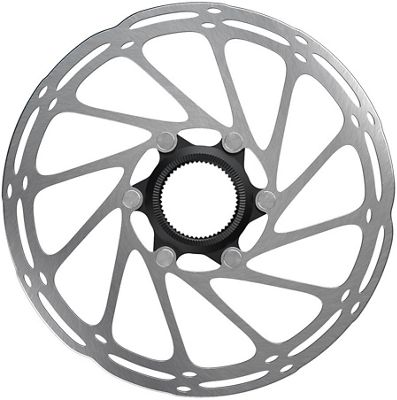 SRAM Centerline Rounded Center Lock Rotor - Silver - Black - 180mm, Silver - Black