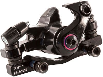 Clarks CMD-21 Mechanical Disc Brake Calipers - Black - Front 160mm, Rear 140mm, Black