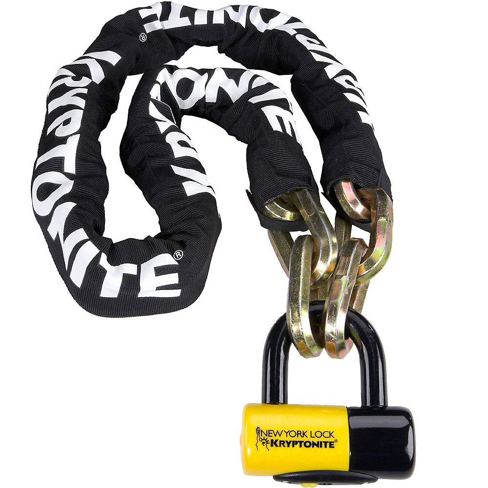 ComprarKryptonite New York Fahgettaboudit Chain & Padlock - Negro-Blanco} - Sold Secure Gold Rated}, Negro-Blanco}