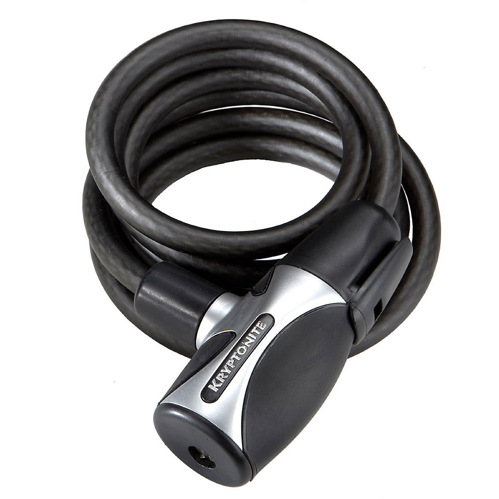 Câble antivol Kryptonite Kryptoflex Coiled (avec clé) - Noir