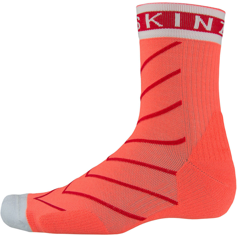 Chaussettes SealSkinz Classic (hautes) - Coral/Rouge/Blanc - L/XL/XXL