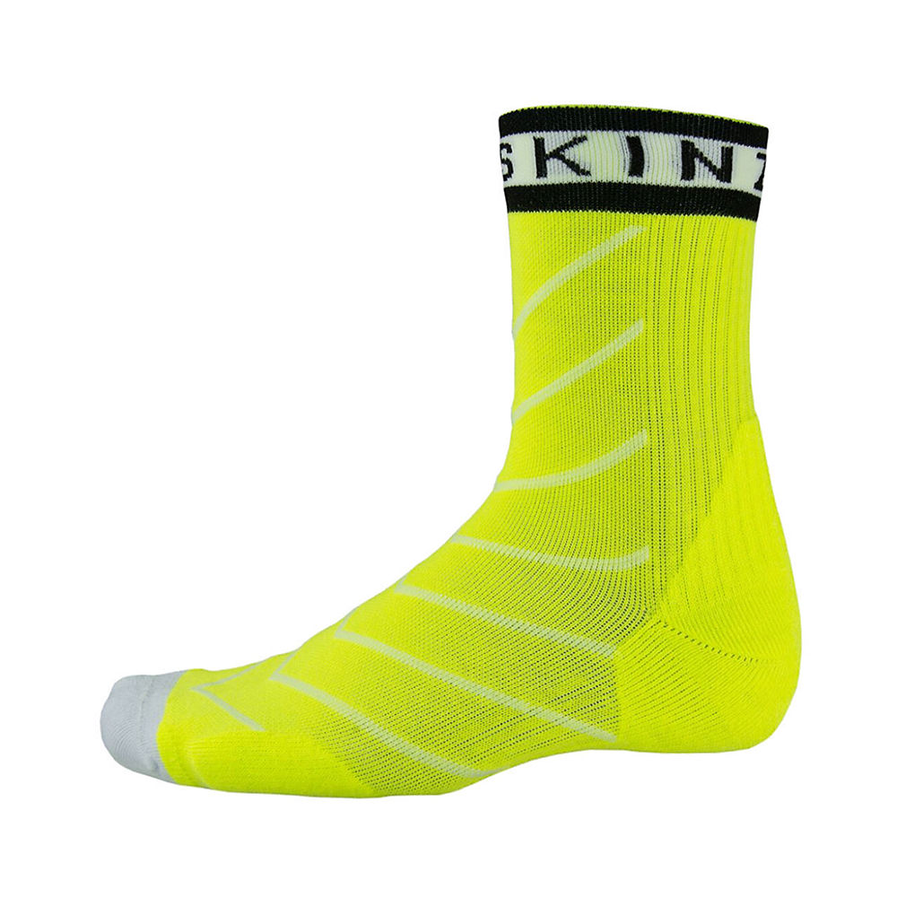 Chaussettes SealSkinz Classic (hautes) - Neon Yellow/Blanc/Noir - S/M